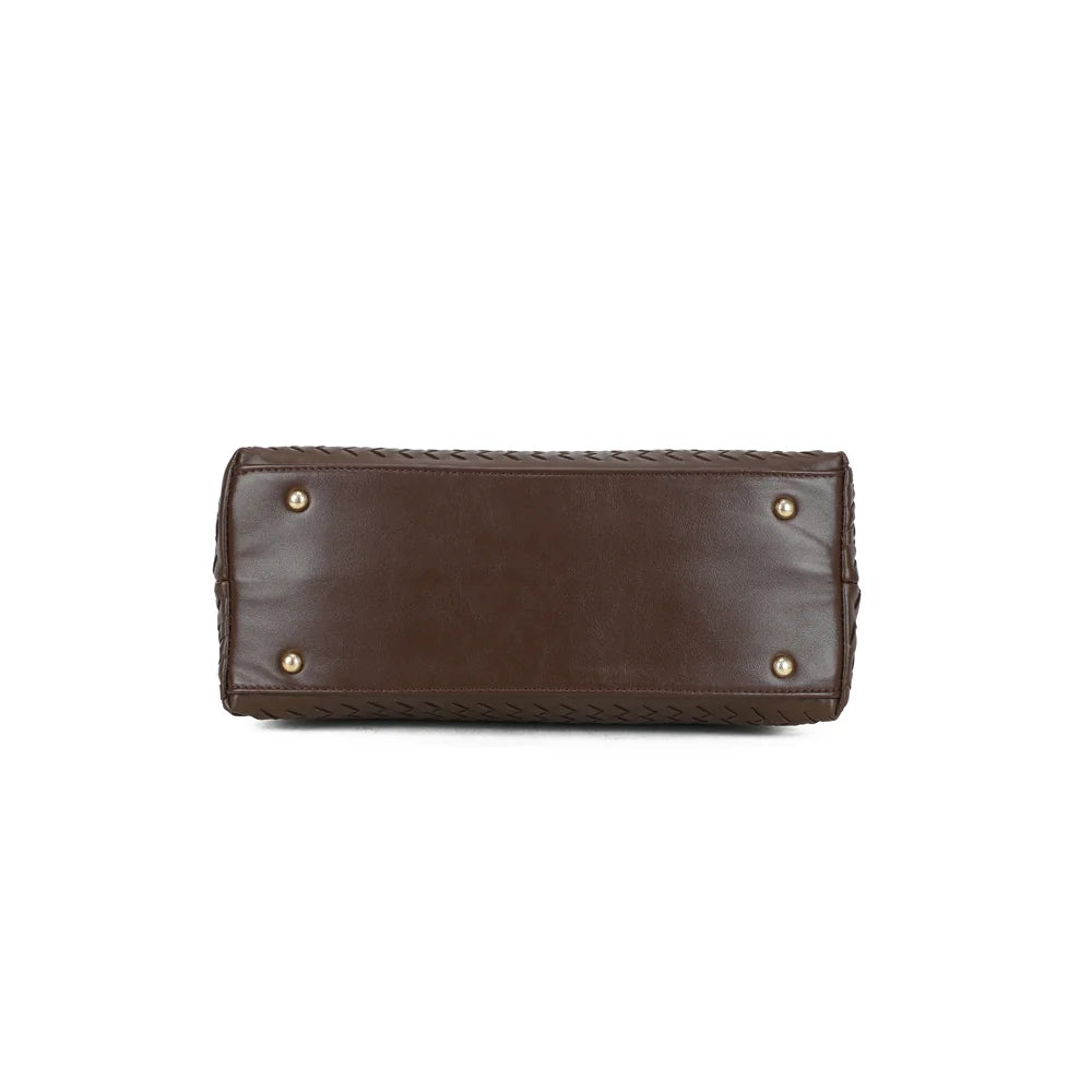 Dessous du Velmora café : base plate et large pour poser le sac bien droit – réf. DG-5819