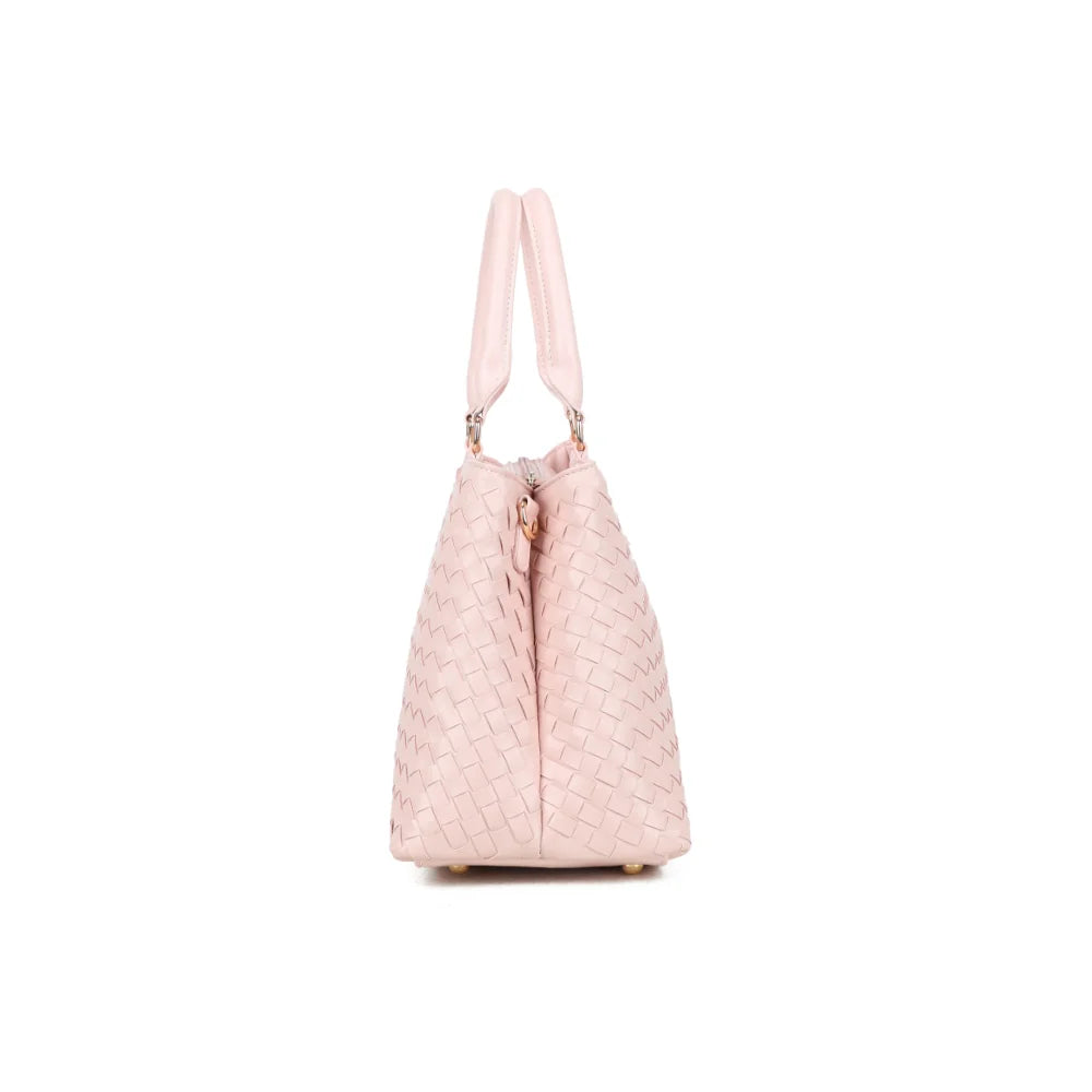 Velmora rose de profil : soufflets latéraux qui donnent de la profondeur au sac – réf. DG-5819
