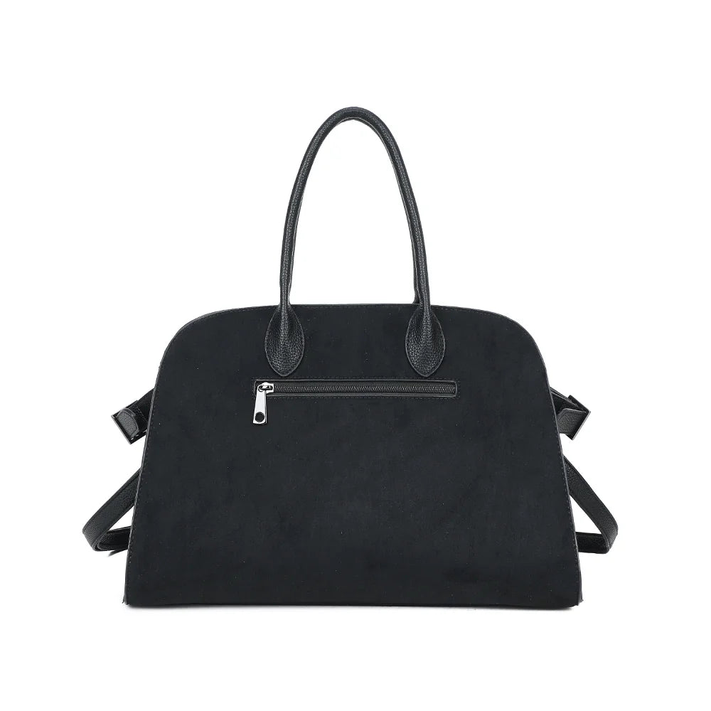 Dos du Velna noir avec sa poche extérieure zippée pour garder l’essentiel à portée de main – réf. M-9444