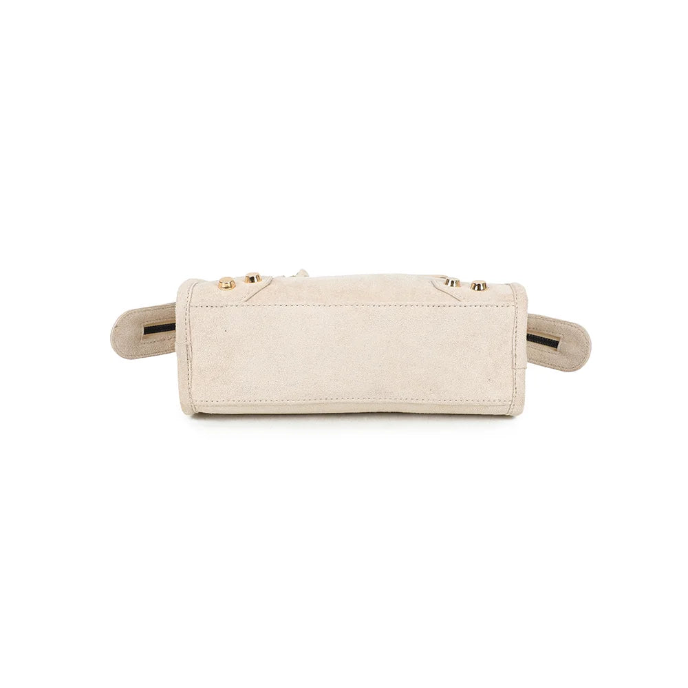 Dessous du Velora beige, format compact et structuré de 24 × 8 cm – réf. KJ-62088