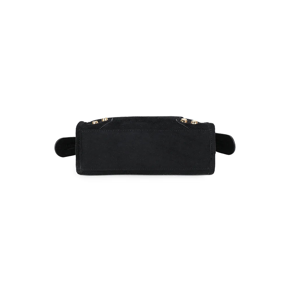 Dessous du Velora noir, format compact et structuré de 24 × 8 cm – réf. KJ-62088