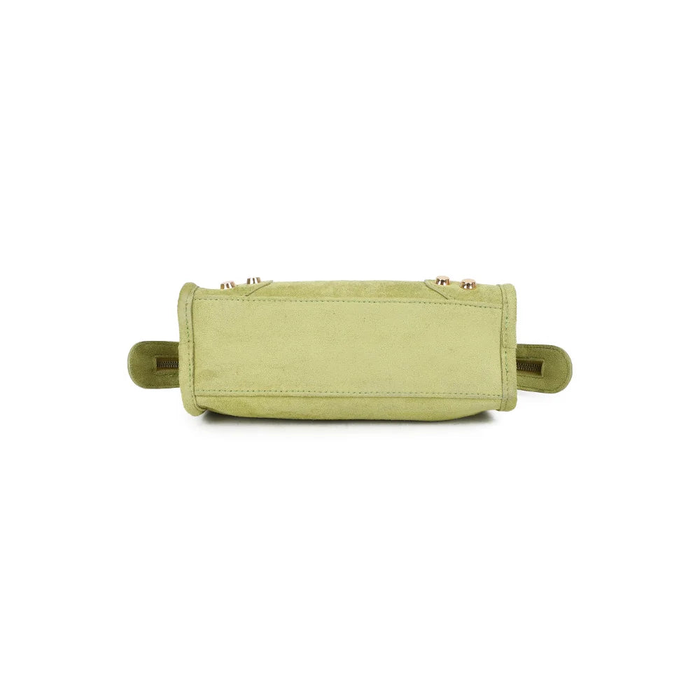 Dessous du Velora vert, format compact et structuré de 24 × 8 cm – réf. KJ-62088